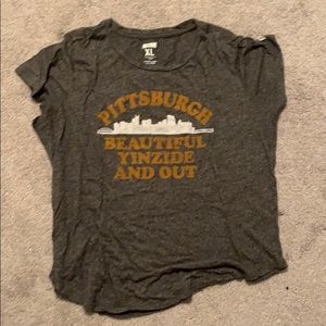 American eagle Tailgate Pittsburgh T-shirt XL